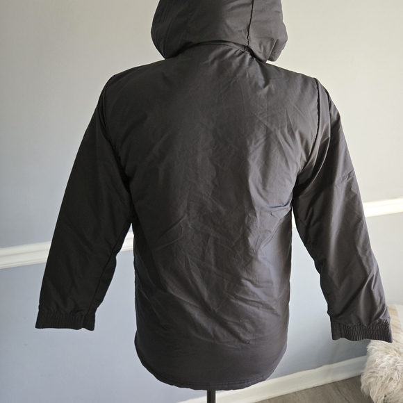 Adidas Kids Black Hooded Winter Jacket - Picture 3 of 4